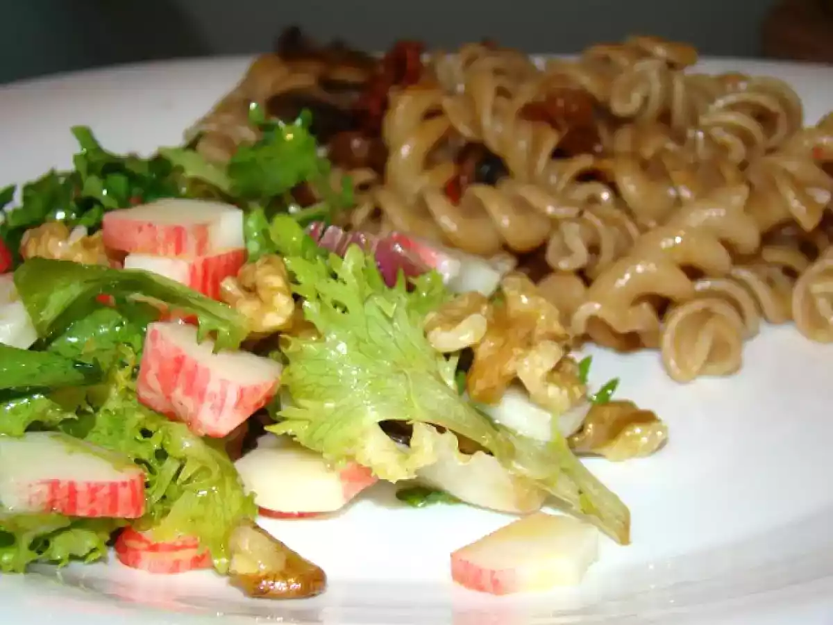 Fusilli Integral com Cogumelos, Tomate Seco e Passas - foto 9