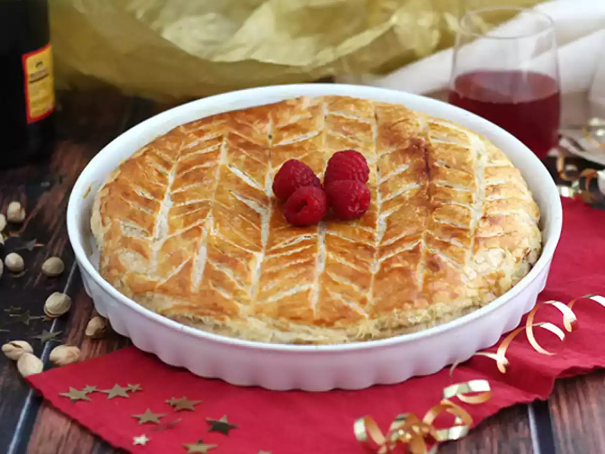 Galette dos Reis - Framboesa e Pistache