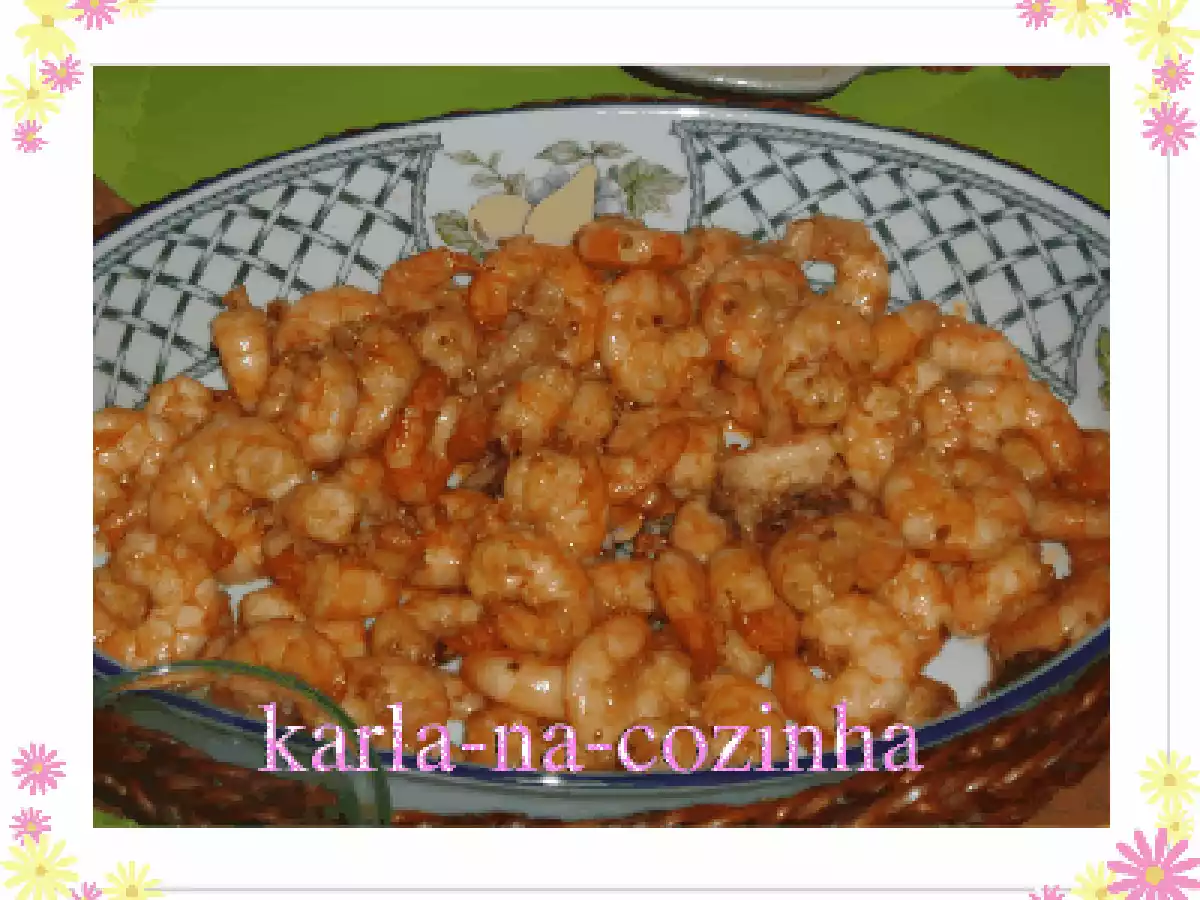 Gambas fritas na Actifry