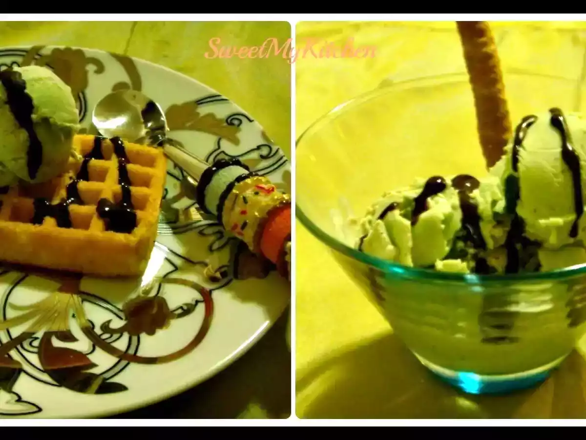 Gelado de chocolate de menta - Bimby