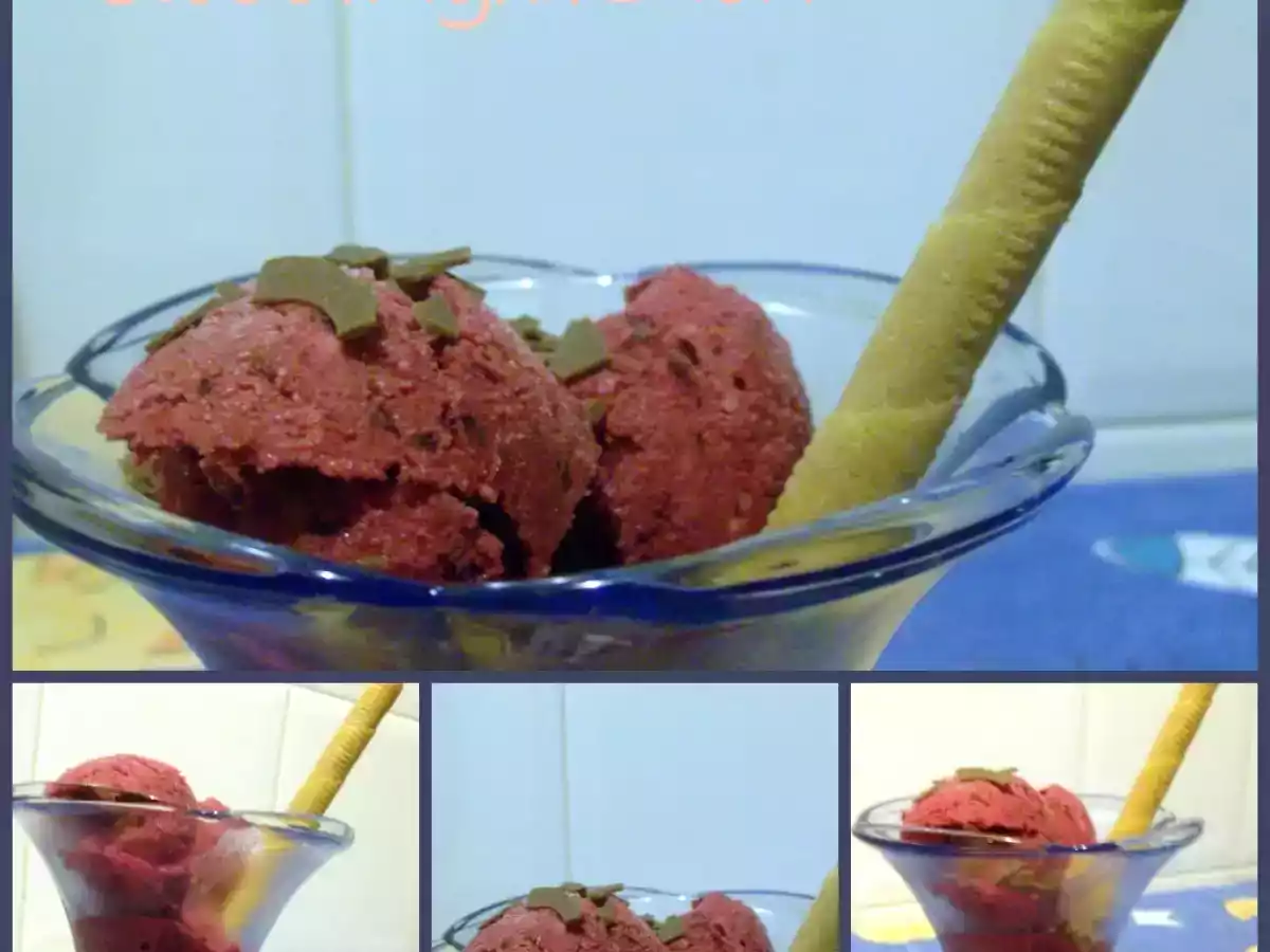 Gelado de frutos silvestres - Bimby