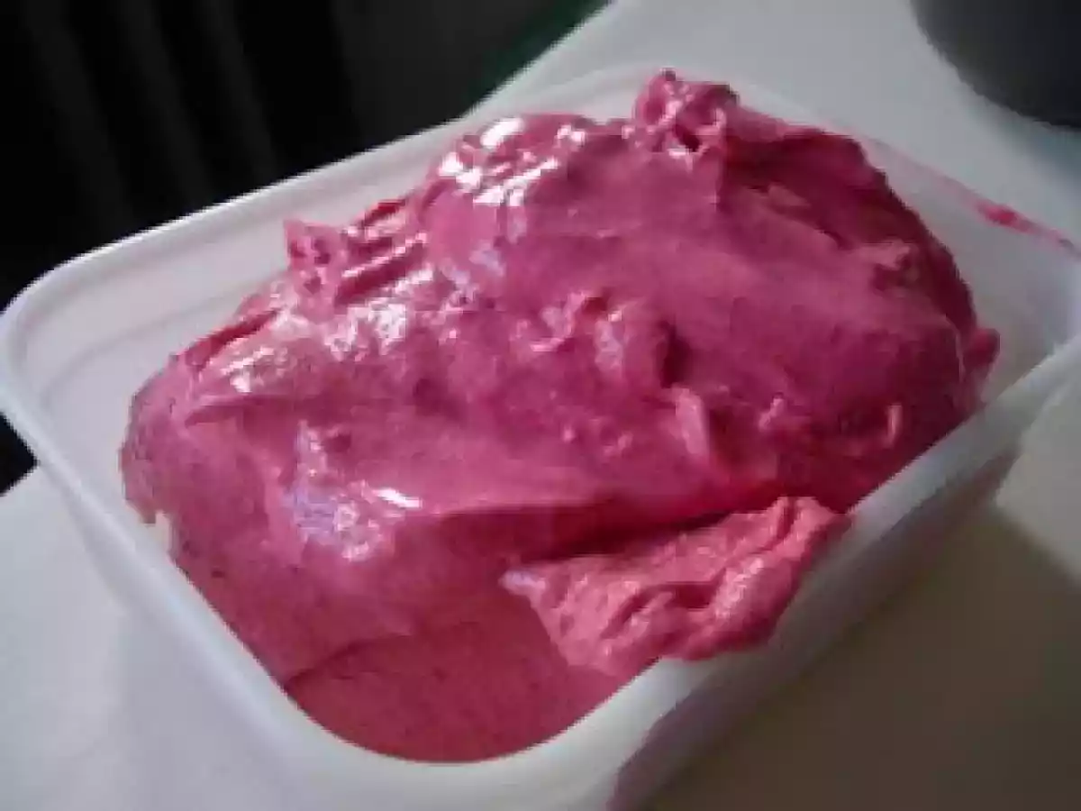 Gelado de frutos vermelhos na Bimby - foto 2