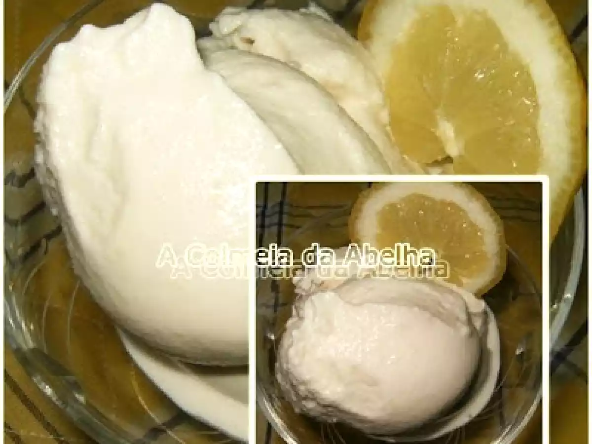 GELADO DE IOGURTE E LIMÃO - DIA BRANCO / WHITE DAY