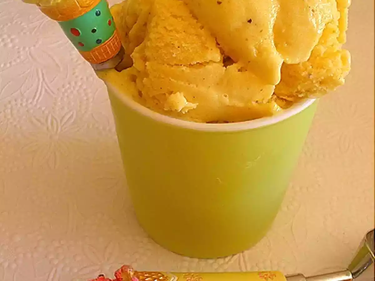Gelado de Manga-Banana