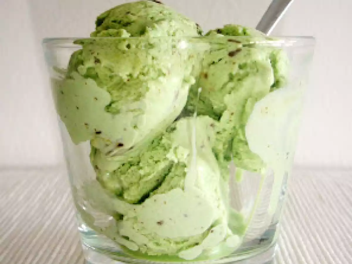 Gelado de Menta e Chocolate