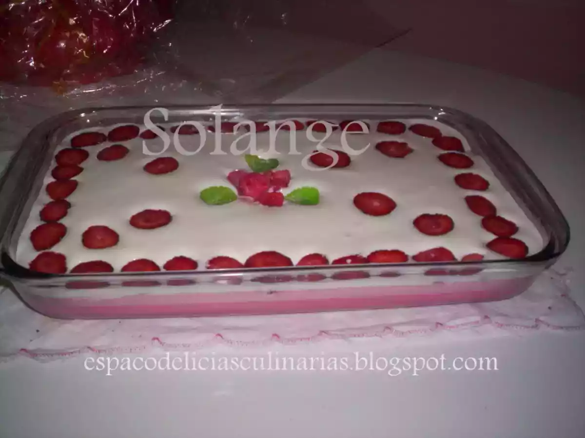 Gelado de morango