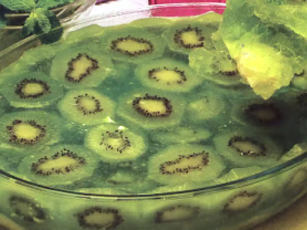 Gelatina de Kiwi