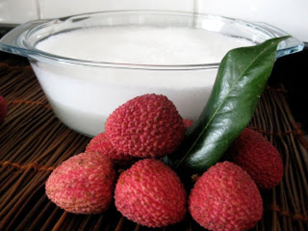 Gelatina de Lichia