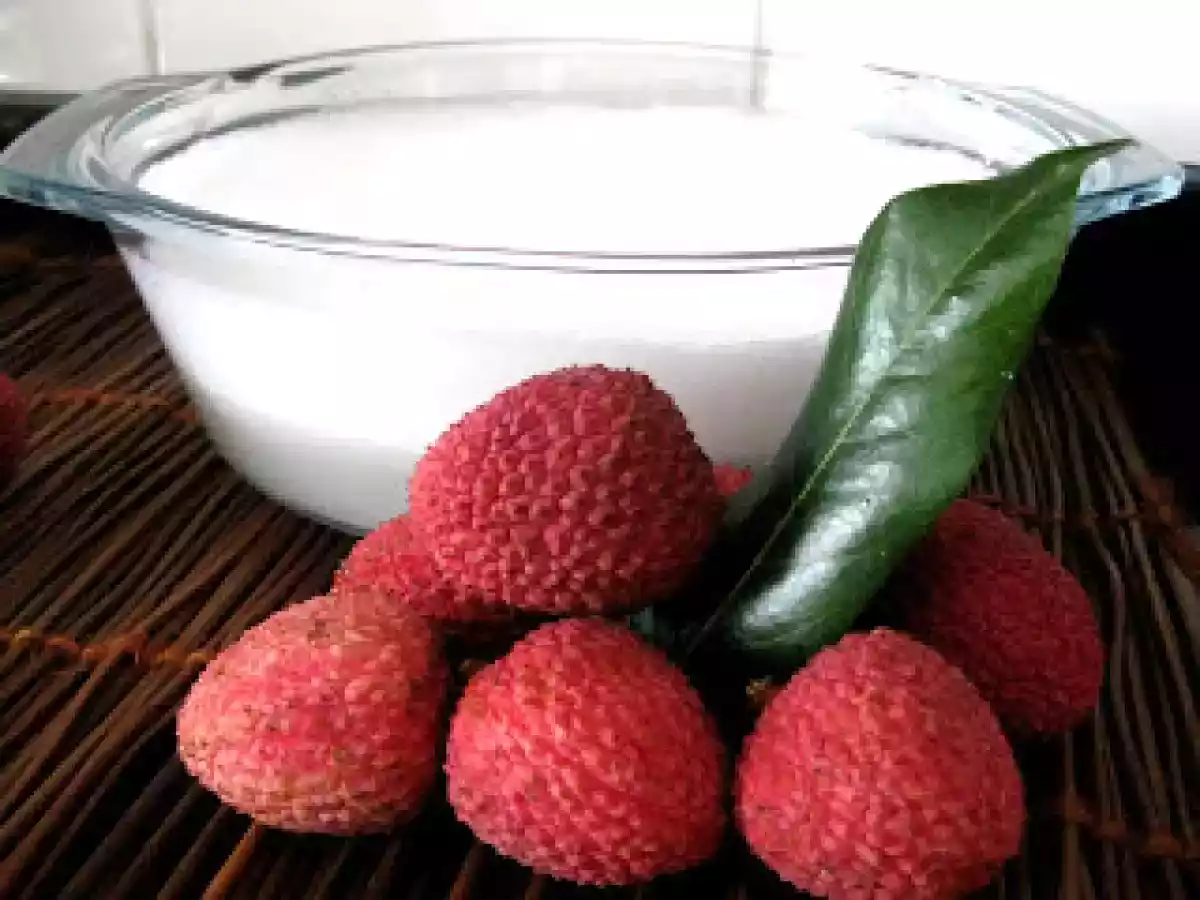 Gelatina de Lichia