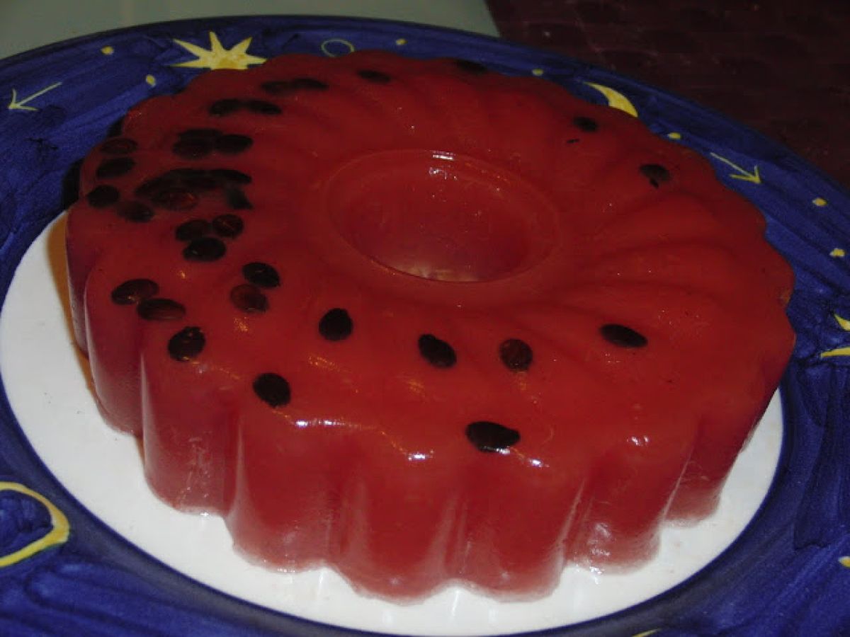 Gelatina de melancia