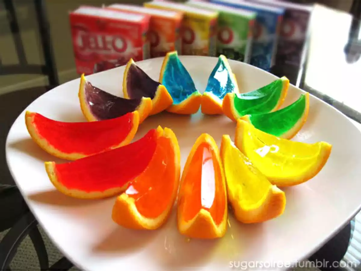 Gelatina na Laranja