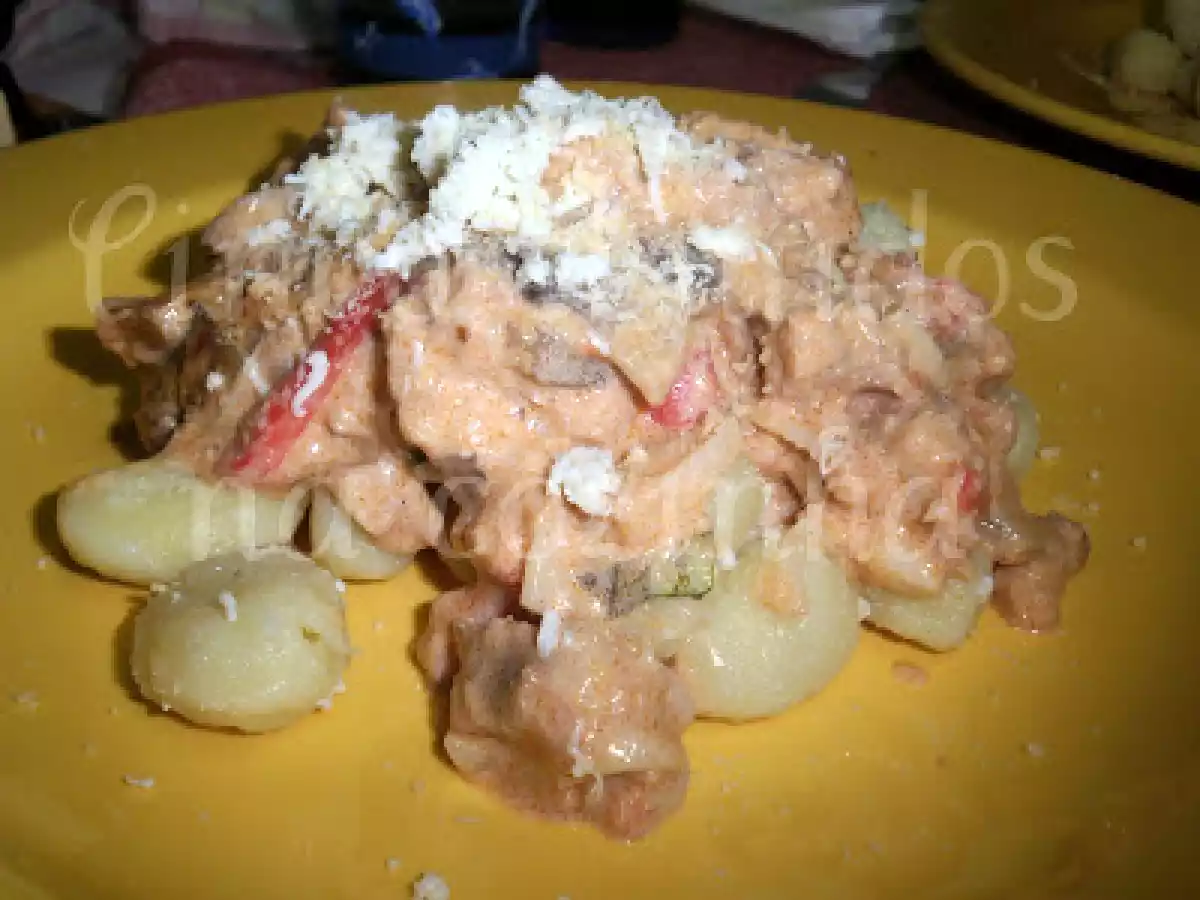 Gnocchi com atum e delicias do mar - foto 2