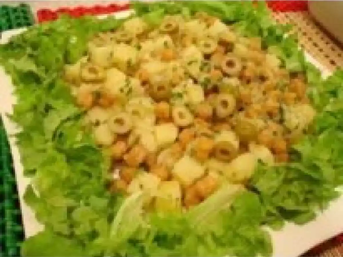 Grão-de-bico com bacalhau