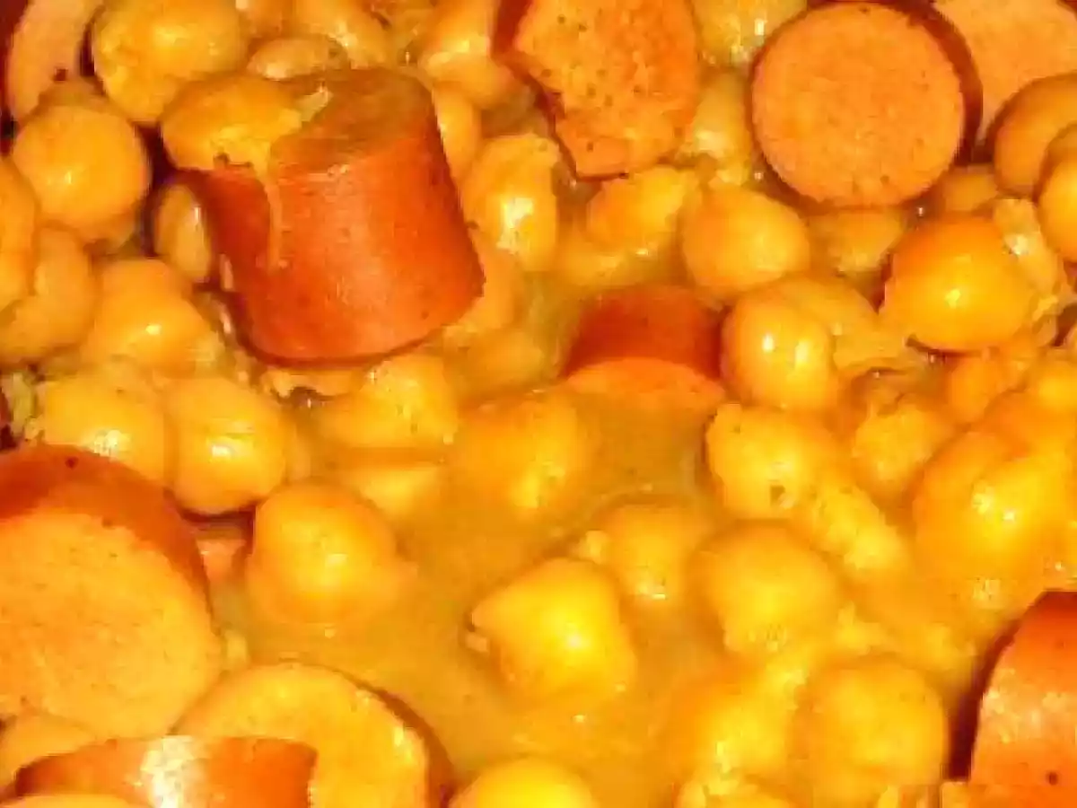 Grão de bico com caril (ovovegetariano ou vegano)