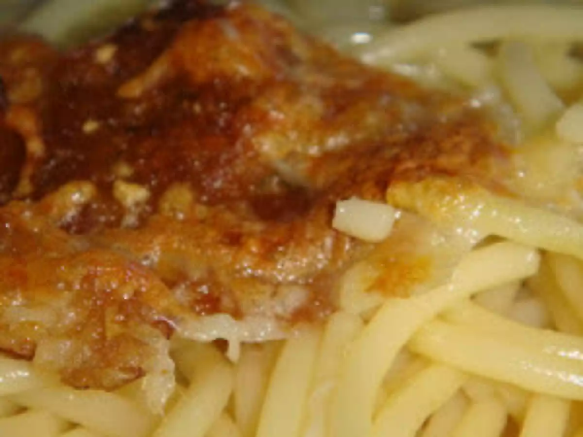 Gratinado de Alheira Caseira e Esparguete - foto 2