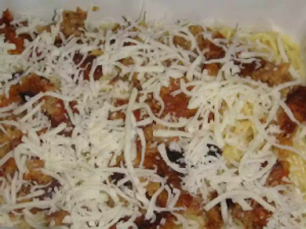 Gratinado de Alheira Caseira e Esparguete - foto 5