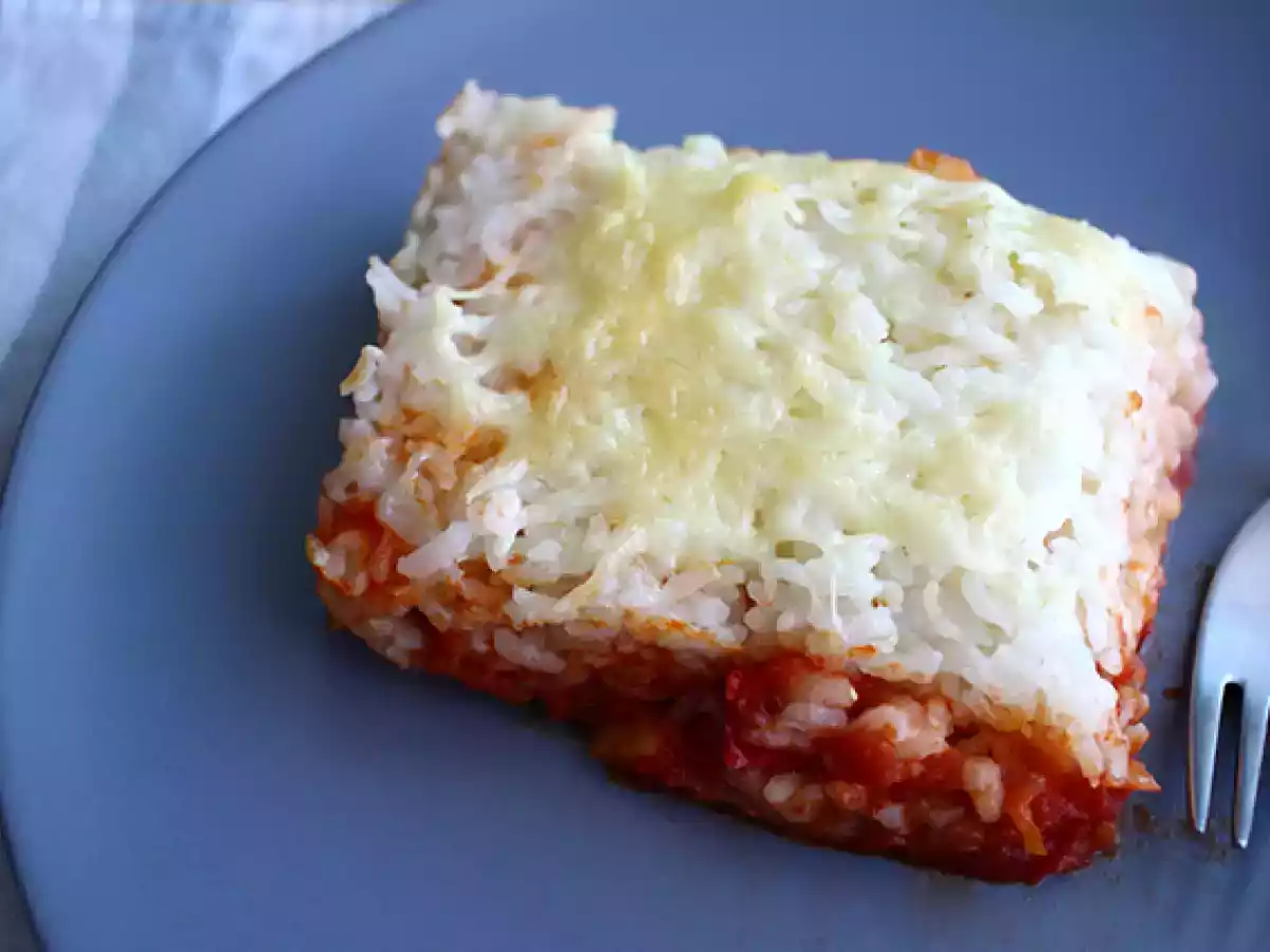 Gratinado de arroz com tomate - foto 2
