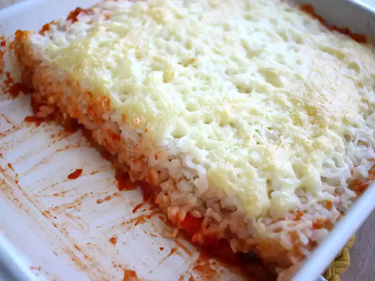 Gratinado de arroz com tomate - foto 3