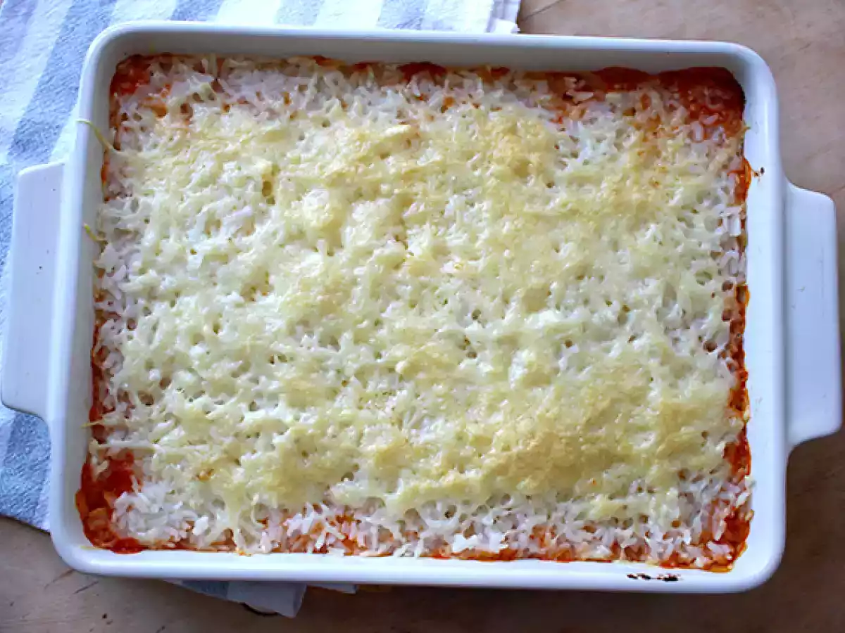 Gratinado de arroz com tomate - foto 4
