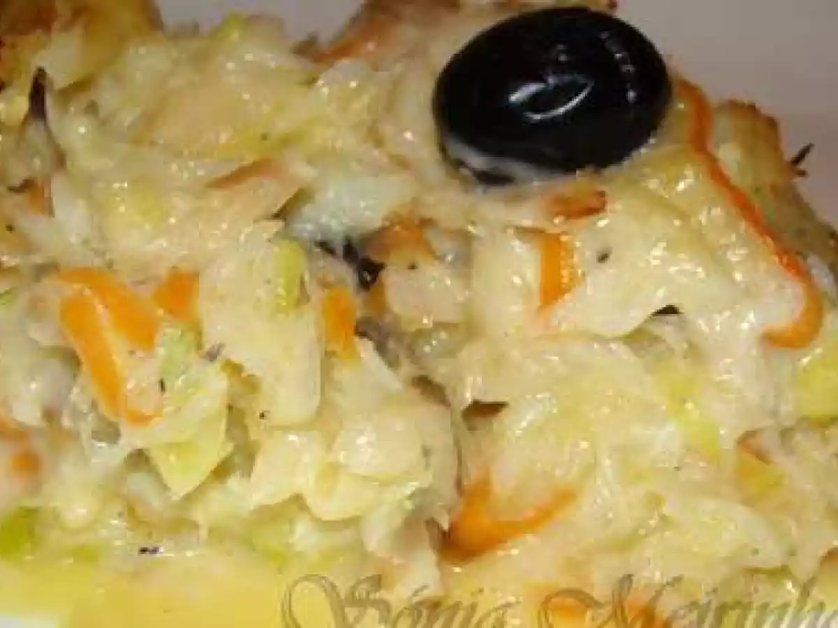 Gratinado de Bacalhau com Legumes e Bechamel - foto 2