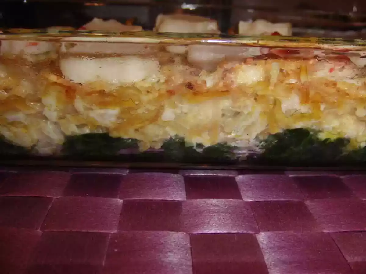 Gratinado de Bacalhau e espinafres - foto 2