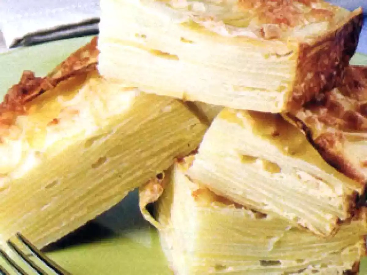 Gratinado de Batata e Mozarela