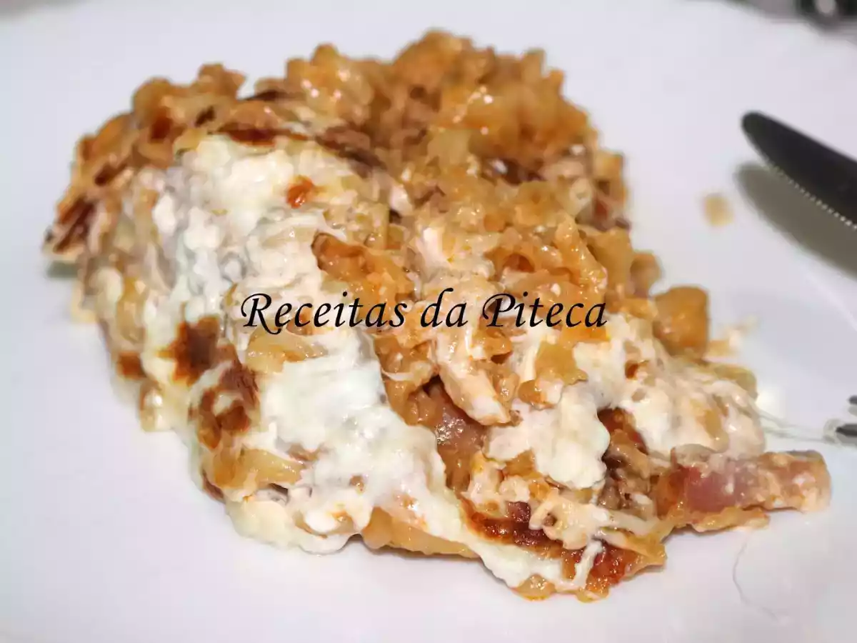 Gratinado de carne picada e bacon - foto 2