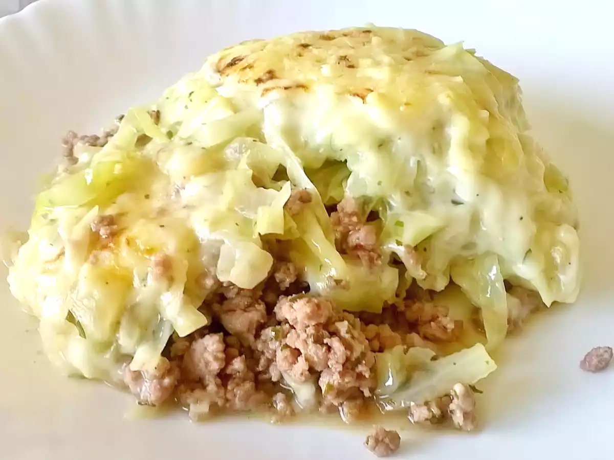 Gratinado de Carne picada e Repolho - foto 2