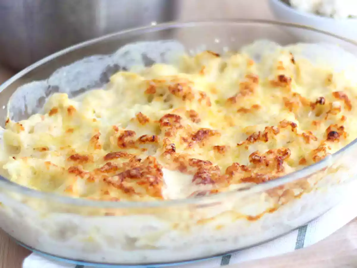 Gratinado de couve flor do PetitChef