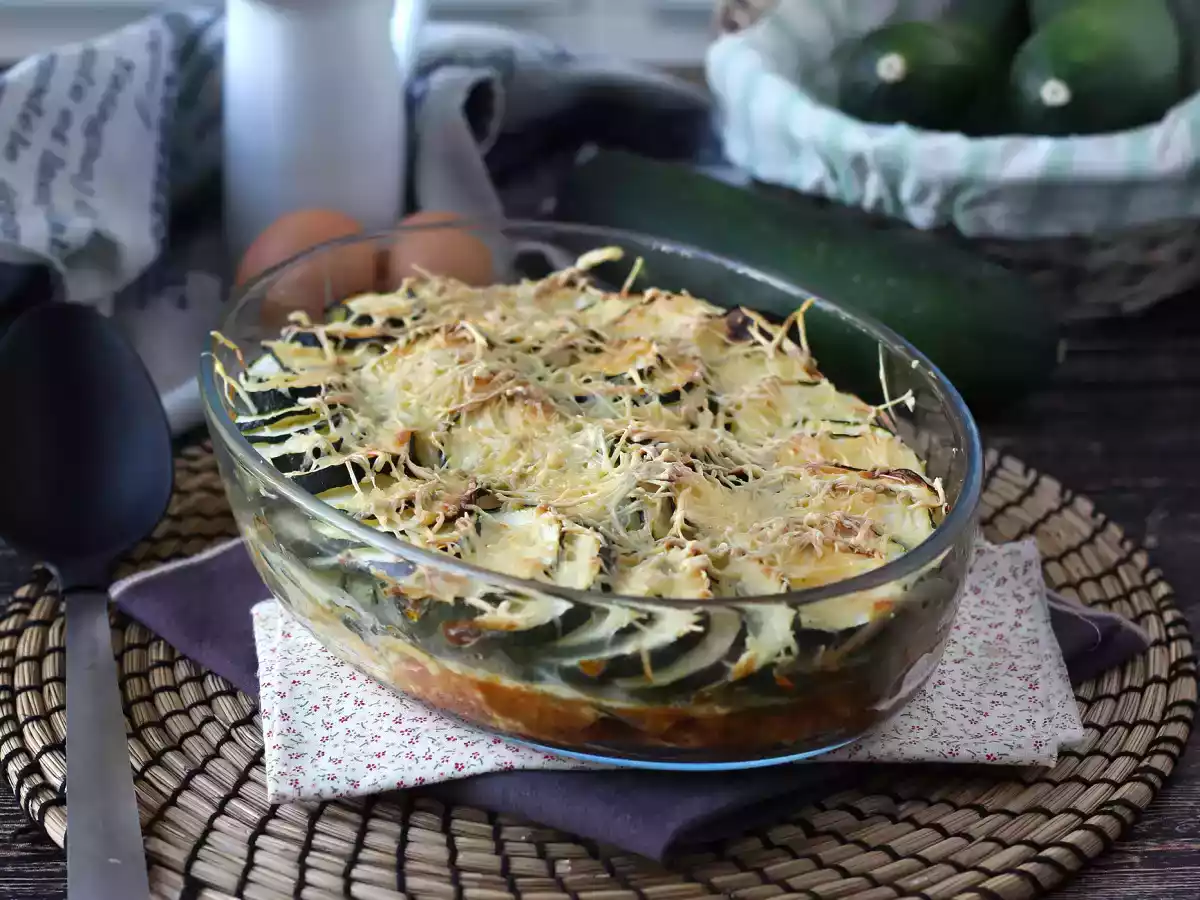 Gratinado de curgetes (abobrinhas) - foto 3