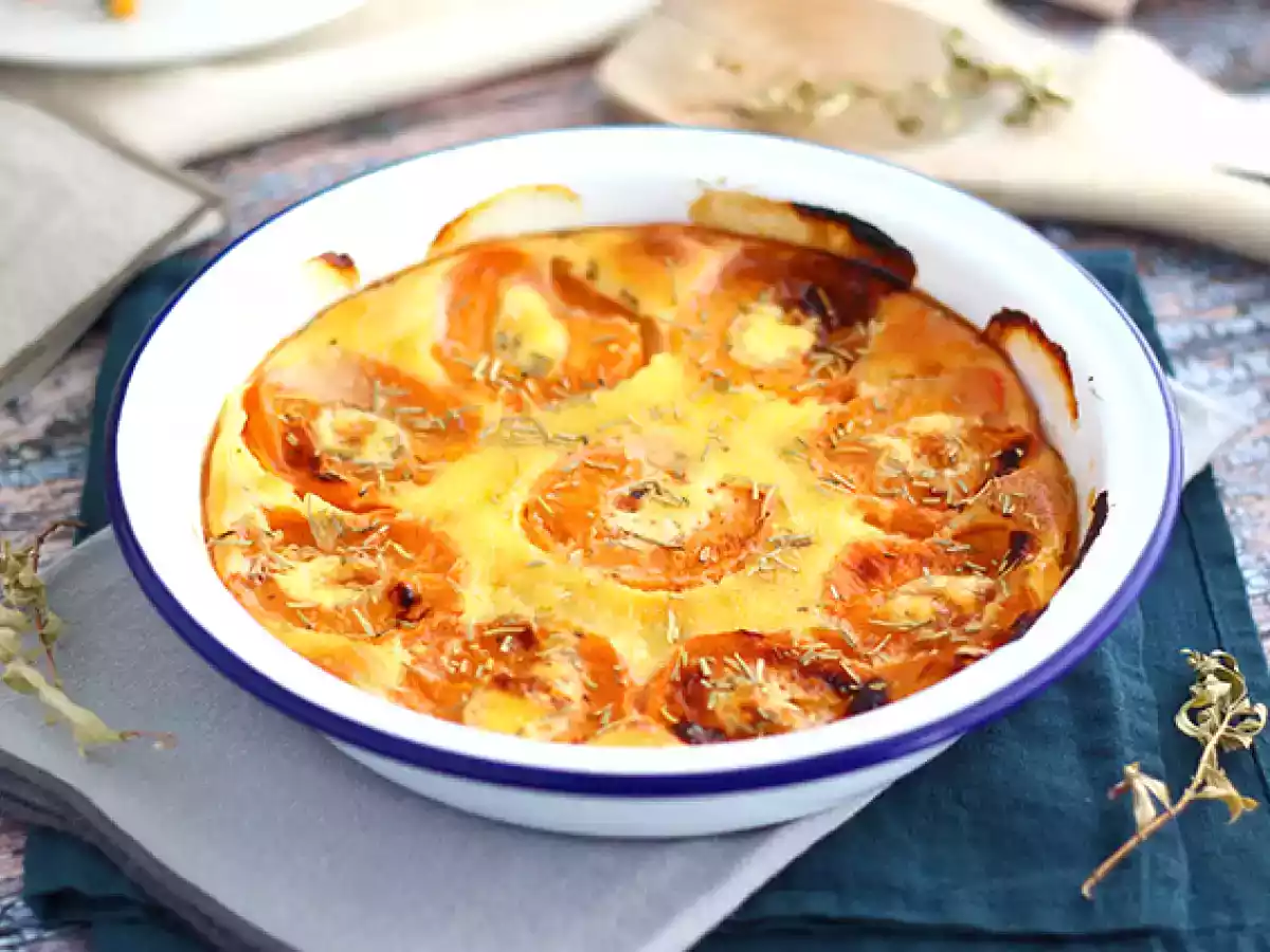 Gratinado de Damasco (alperce) com leite de coco - foto 2