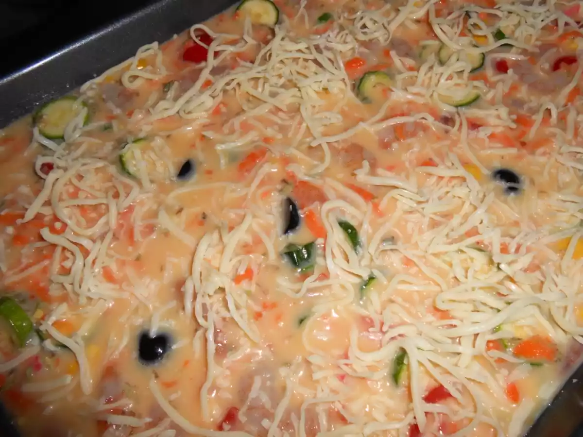 Gratinado de legumes, camarão e delícias de mar - foto 2