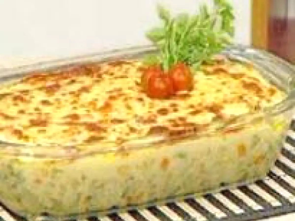 Gratinado de legumes, com Emmental