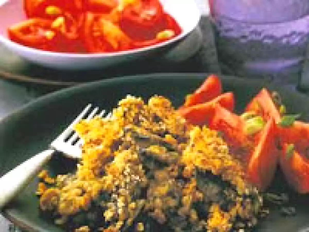 Gratinado de Lentilha e Aveia (lacto)