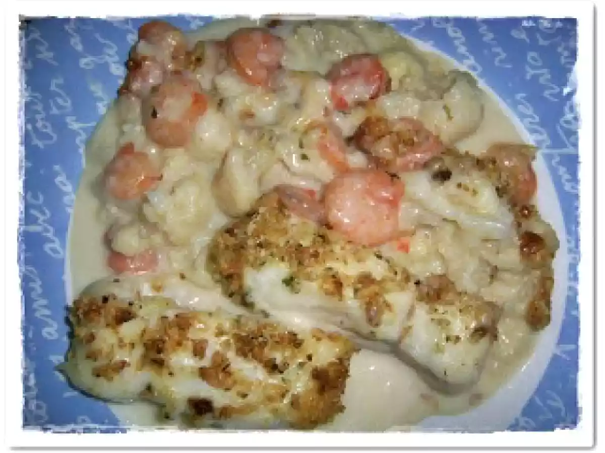 Gratinado de Maruca, Couve Flor & Camarões - foto 4