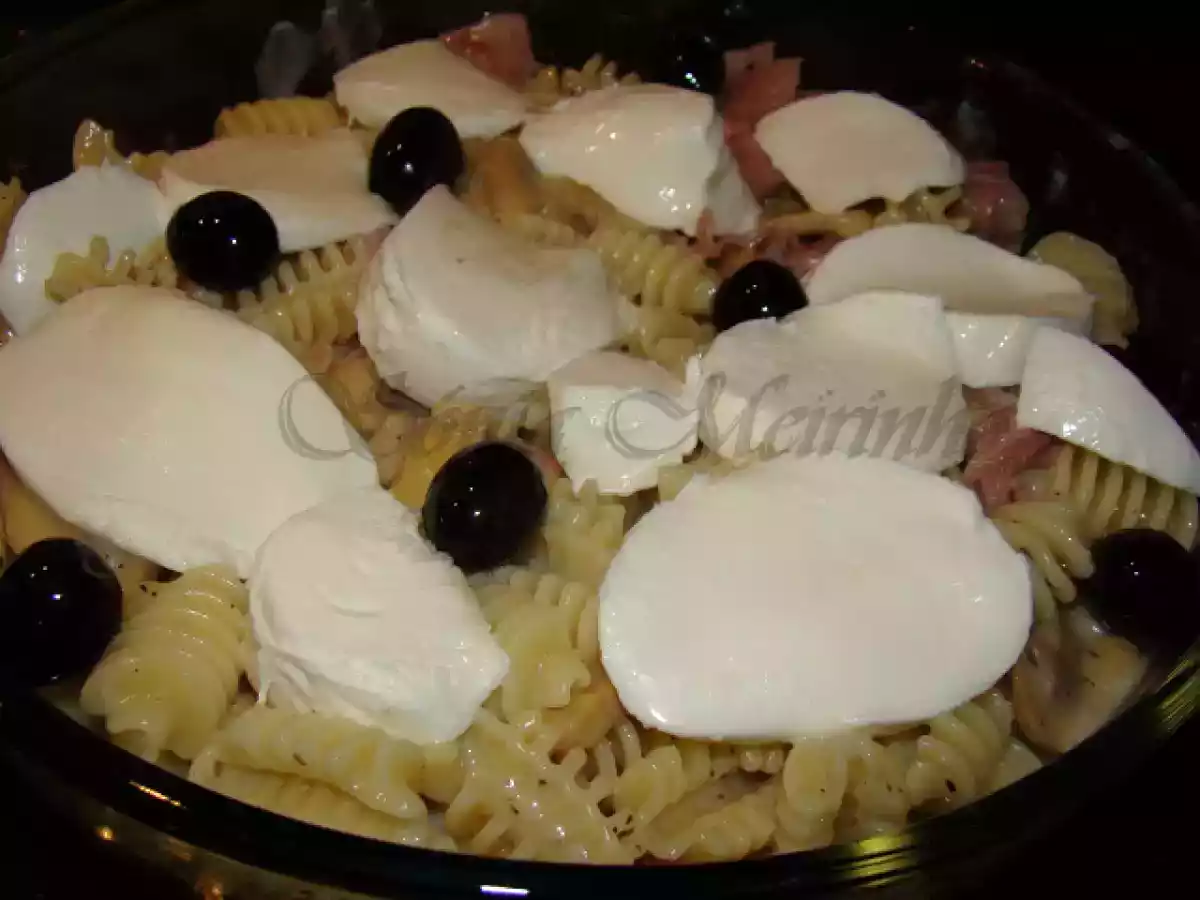 Gratinado de Massa com Fiambre, Cogumelos e Bechámel - foto 3