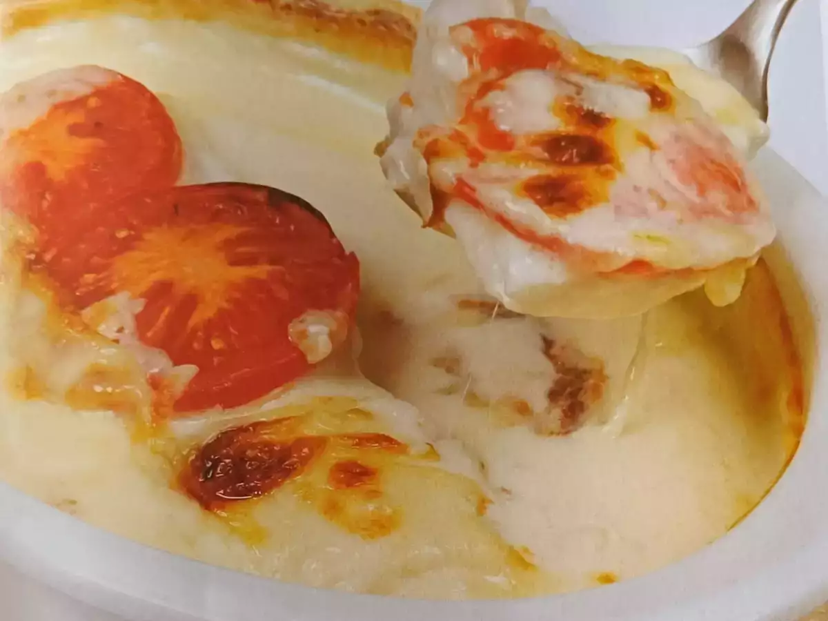 Gratinado de peixe espada