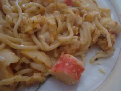 Gratinado de pescada com esparguete - foto 2