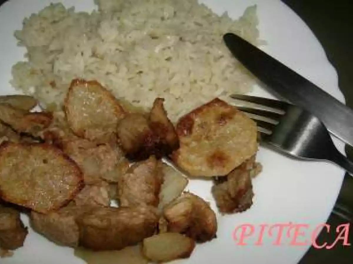 Gratinado de rojões em batatas - foto 2