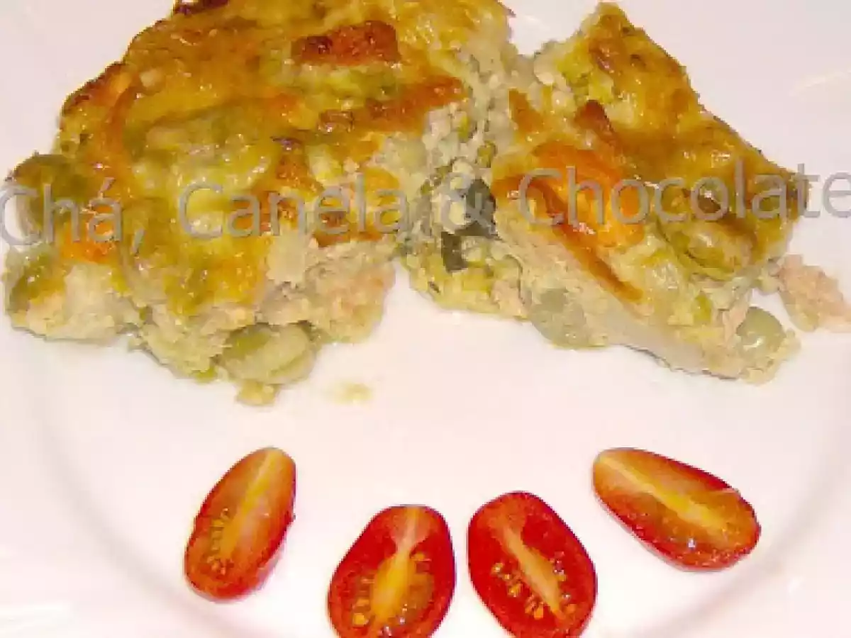 Gratinado de Salmão e Vegetais