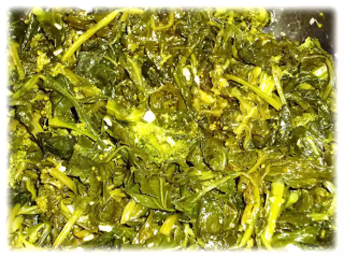 Grelos salteados (vegano)
