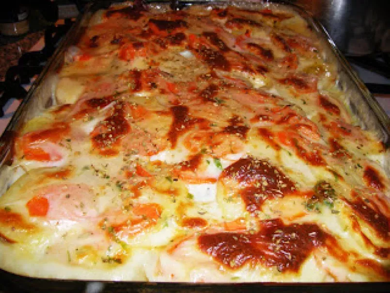 Gretinado de Bacalhau fresco com Batatas e Cenouras - foto 2