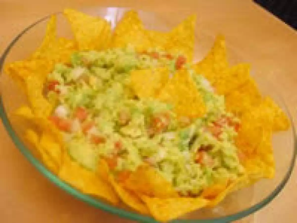 Guacamole com Tomate e Cebola (vegana)
