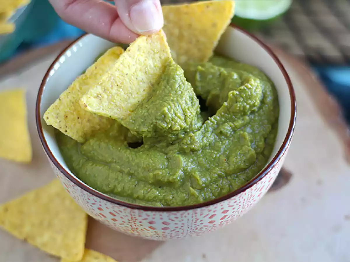 Guacamole de ervilha e lima (limão verde) - foto 3