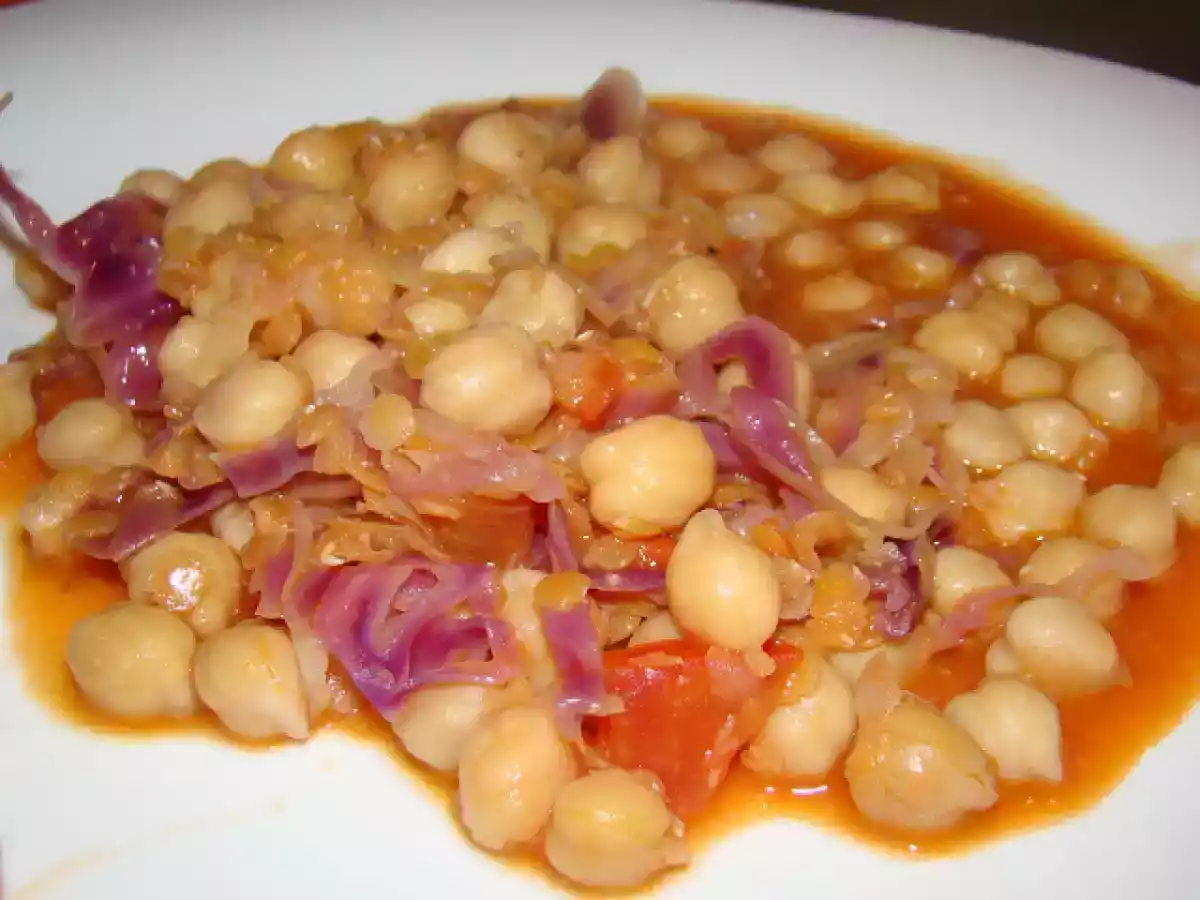 Guisado de Couve, Lentilhas e Grão com Leite de Côco - foto 6