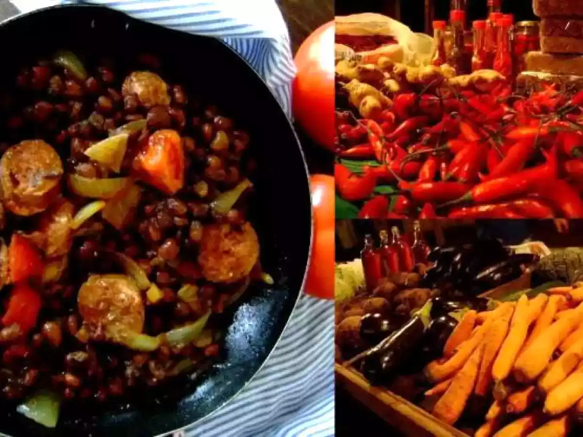 GUISADO DE FEIJÃO DE CORDA E LINGUIÇA CALABRESA - foto 2