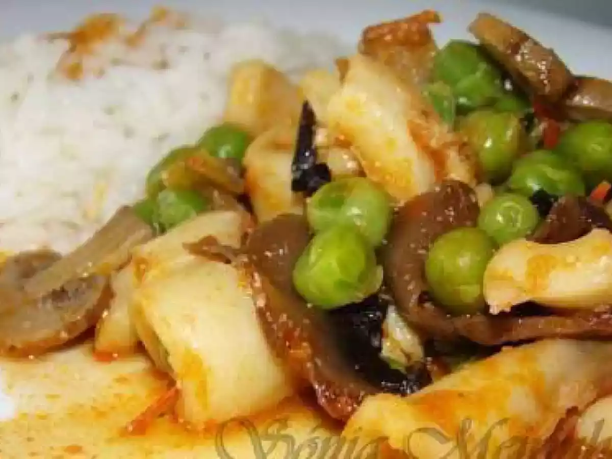Guisado de Pota com Legumes