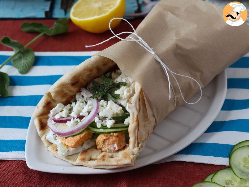 Gyros de salmão com molho tzatziki: Uma Fusão De Sabores Irresistível! - foto 5