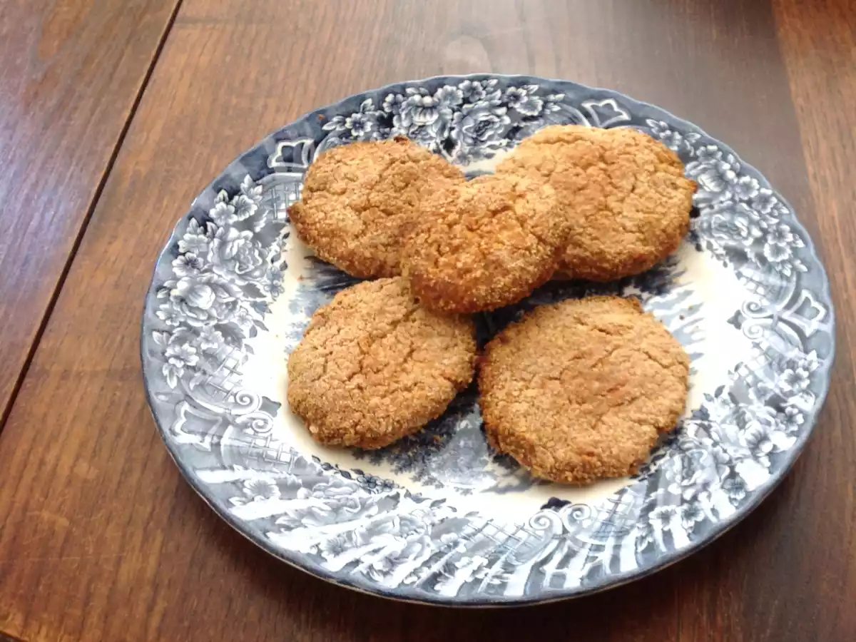 Hamburgers de soja, sésamo e amêndoas