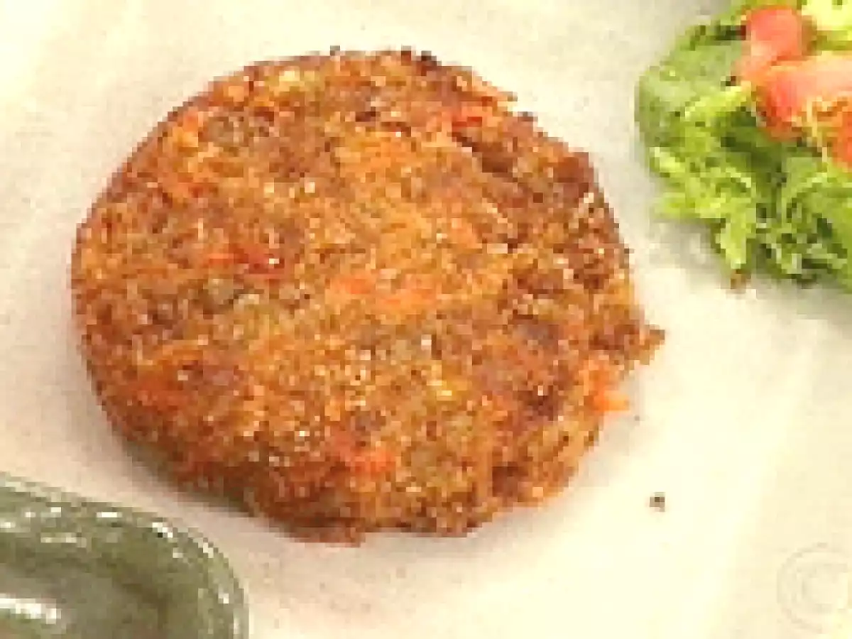 Hambúrguer de Lentilha (Vegana)